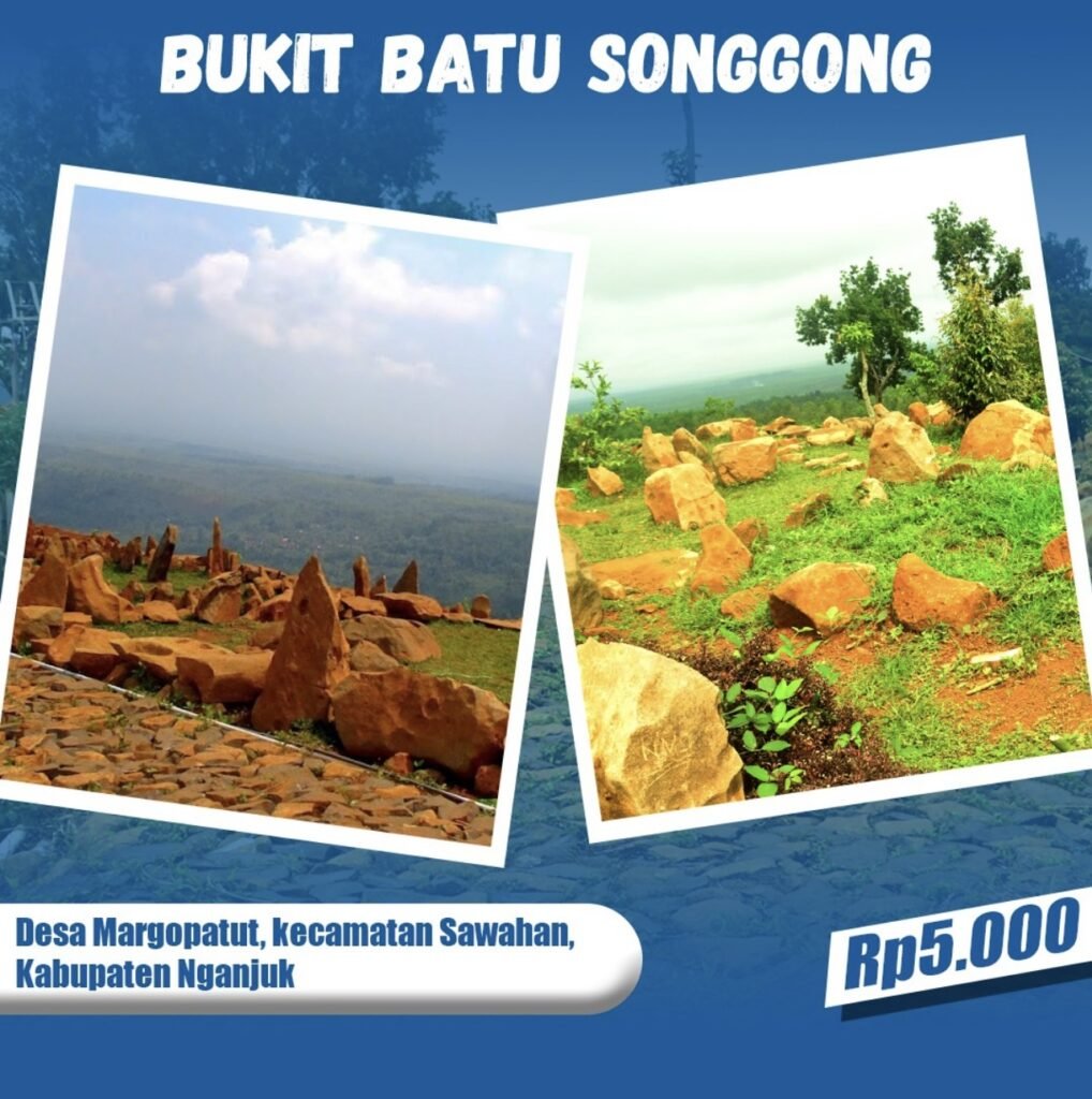 7. Bukit Batu Songgong Desa Margopatut, kecamatan Sawahan, Kabupaten Nganjuk