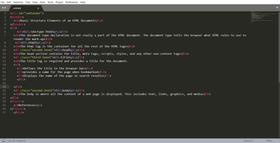 belajar dasar dasar html