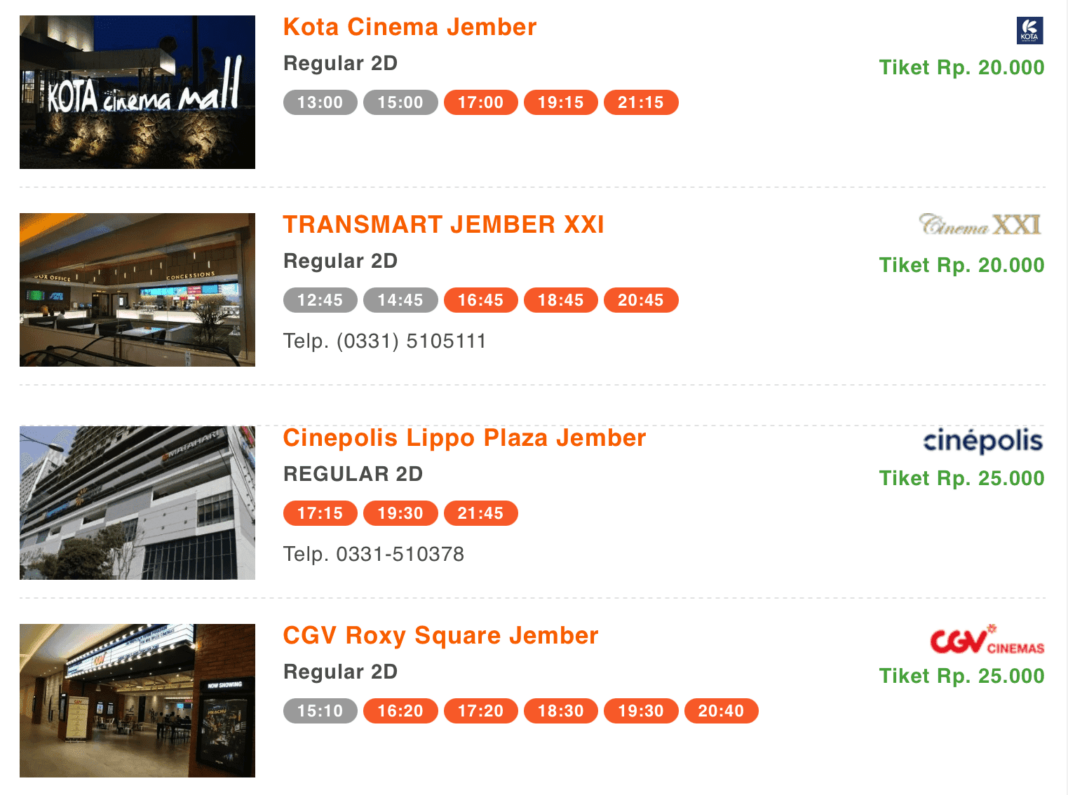 Jadwal Tayang Film Almarhum di Bioskop Jember
