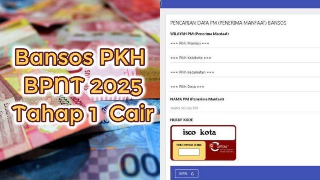 Bansos PKH dan BPNT, bansos PKH, BPNT 2025, bantuan sosial, Program Keluarga Harapan, Bantuan Pangan Non-Tunai, Kemensos, DTKS, pencairan bansos, cek bansos