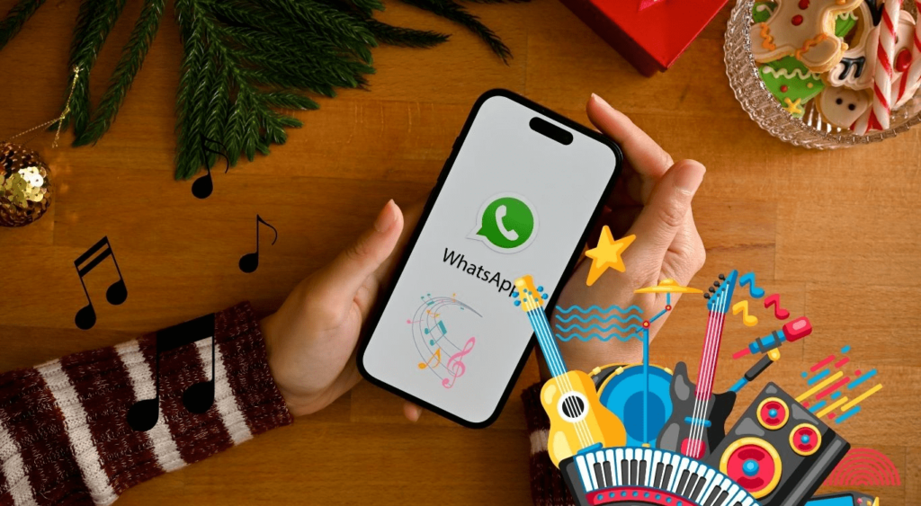 fitur musik WA, musik di status WA, fitur musik WhatsApp, musik di WA tidak muncul, cara atasi fitur musik WA