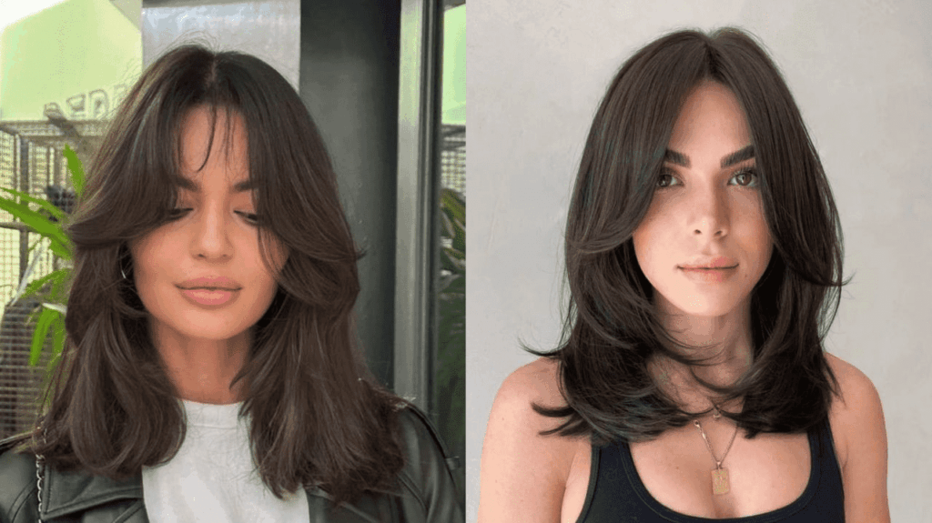 model rambut sebahu kekinian, rambut sebahu wanita 2025, potongan rambut wajah bulat, gaya rambut tipis, rambut selebriti, tren rambut 2025, inspirasi rambut kekinian
