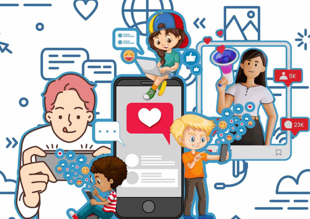 dampak positif media sosial, manfaat media sosial, media sosial untuk pendidikan, bisnis digital, komunikasi online, ekonomi kreatif