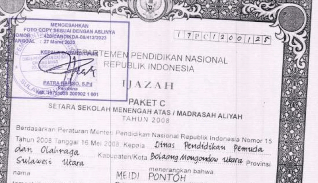 Ijazah Paket C Pendidikan Nonformal