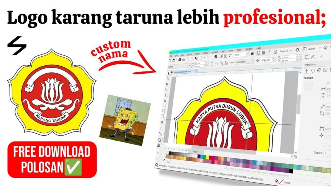 Download Logo Karang Taruna Hitam Putih PNG Terbaru